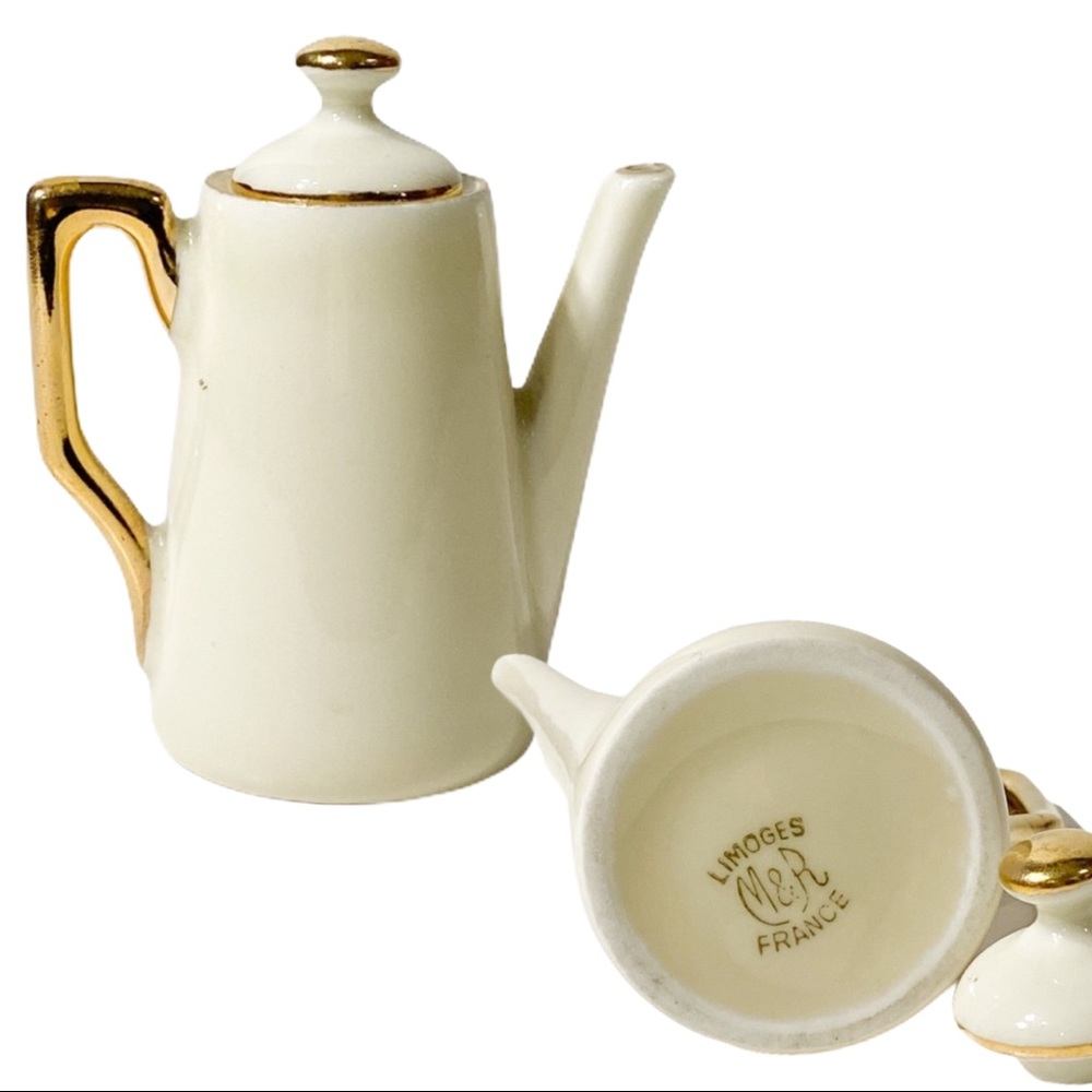 Limoges France porcelain miniature pitcher mini Lovely little porcelain decor